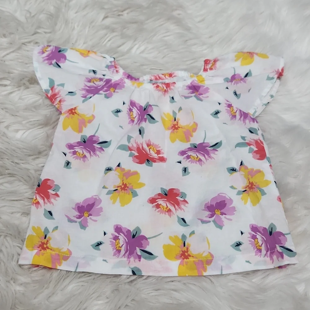 2T Carter's floral shirt